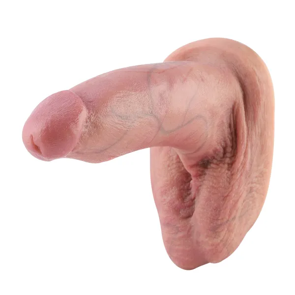 Realistic Dildo KlicLok and Suction Cup 23 CM Beige